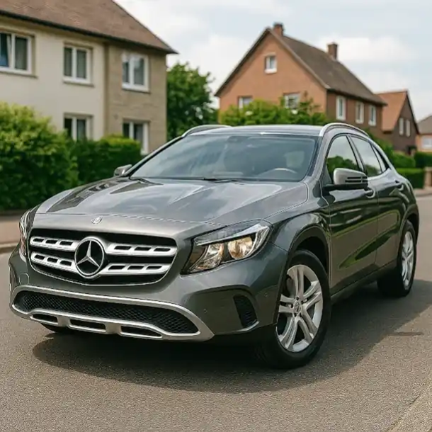 Ein gebrauchtes Mittelklasse-Auto, das beim Autoankauf in Bernau zur Bewertung bereitsteht.